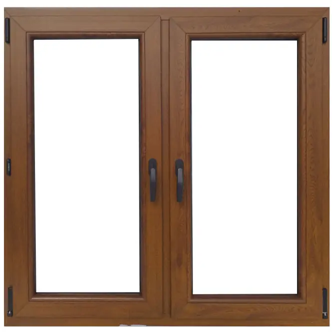 Okno dvojkrídlové symetrické 116,5x113,5 cm zlatý dub