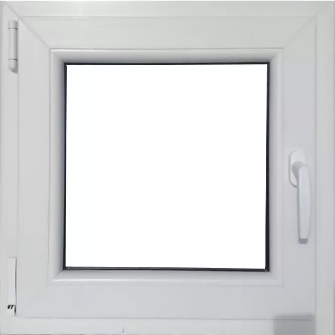 Okno ľavé 60x60cm biele/zlatý dub