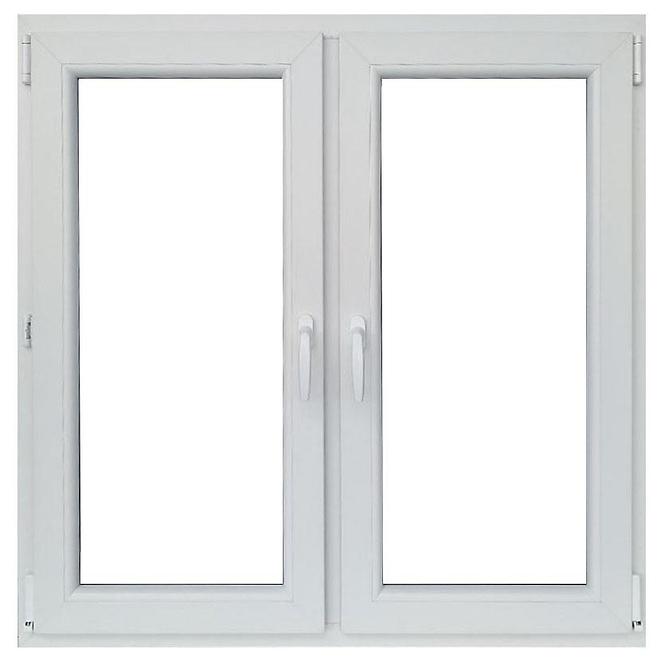 Okno dvojkridlové 116,5x113,5cm biela