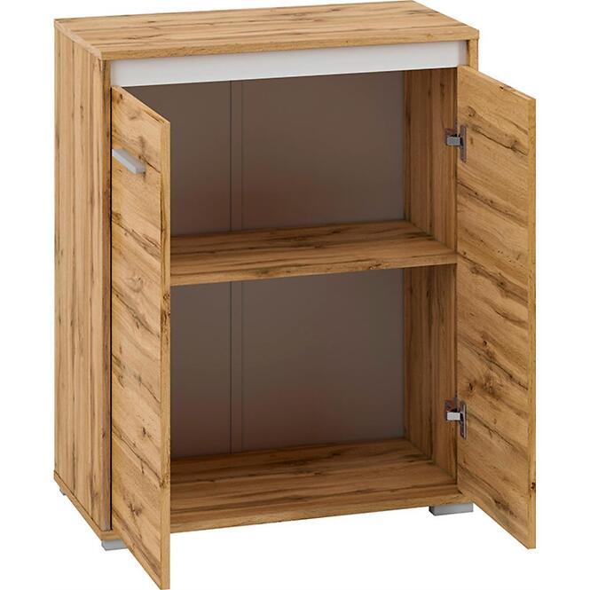 Komoda MAVO 16 VOTAN- biela/antracit/dub wotan,3