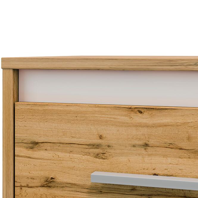 Komoda MAVO 16 VOTAN- biela/antracit/dub wotan,7