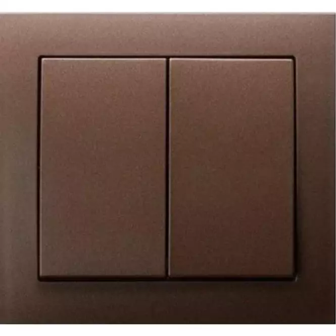 Dvojitý schodiskový vypínač ŁP-10W/52