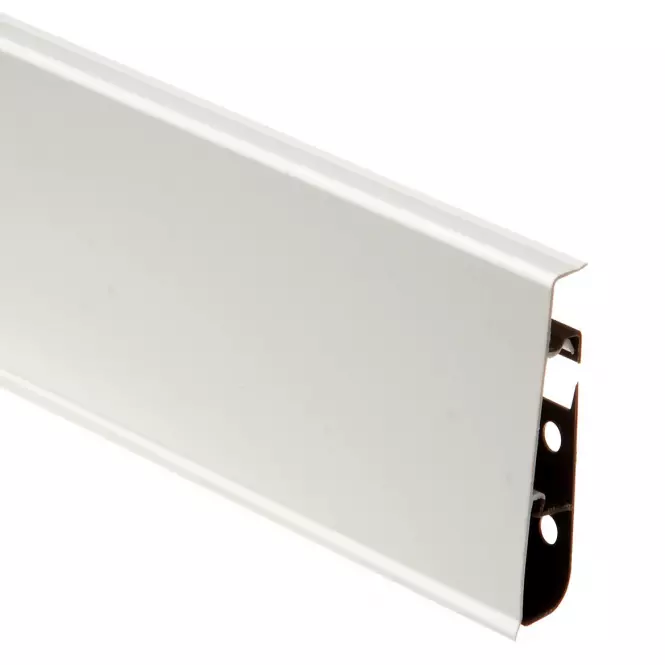 Podlahová lišta PVC Hi-Line Prestige 9003 Biela lesk