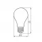 Žiarovka LED EM 10W A60 E27 4200K,4