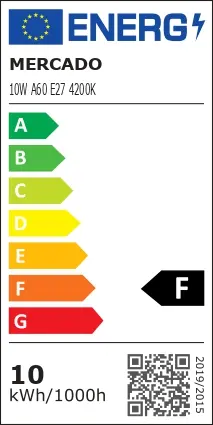 Žiarovka LED EM 10W A60 E27 4200K,8