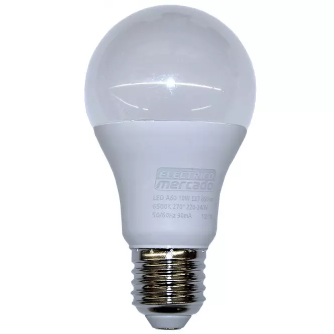Žiarovka LED EM 10W A60 E27 6500K