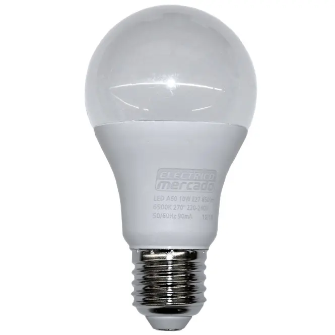 Žiarovka LED EM 10W A60 E27 6500K,3