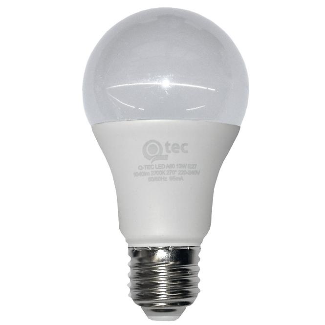 LED žiarovka QTEC A60 13W E27 2700K