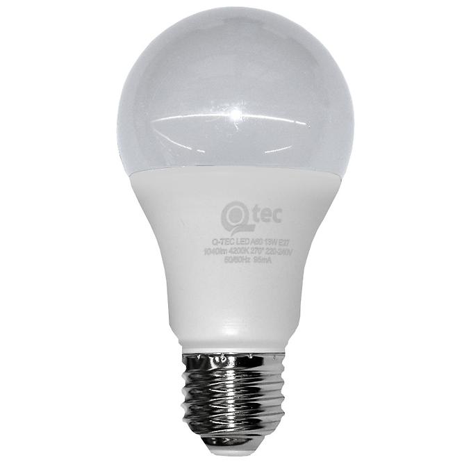 LED žiarovka QTEC A60 13W E27 4200K