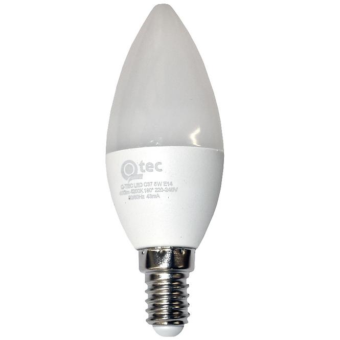 LED žiarovka QTEC C37 5W E14 4200K