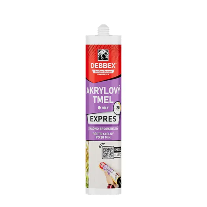 Debbex Akrylový Tmel Express Biely 280ml