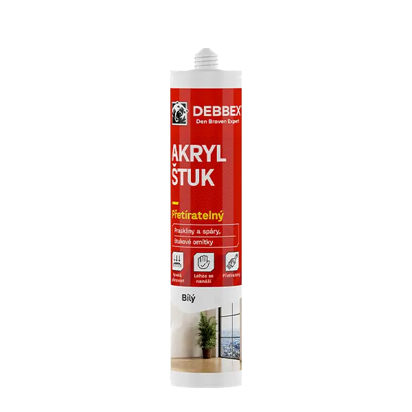 Den Braven Akrylový Štukový Tmel Biely 280ml