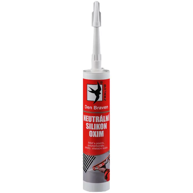 Den Braven Neutrálny silikón Oxim Transparent 280 ml