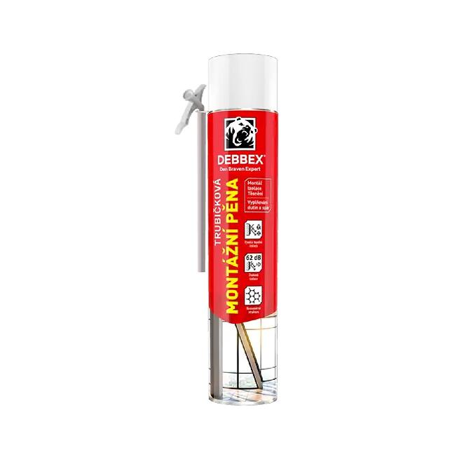 Debbex montážna pena trubičková 750ml