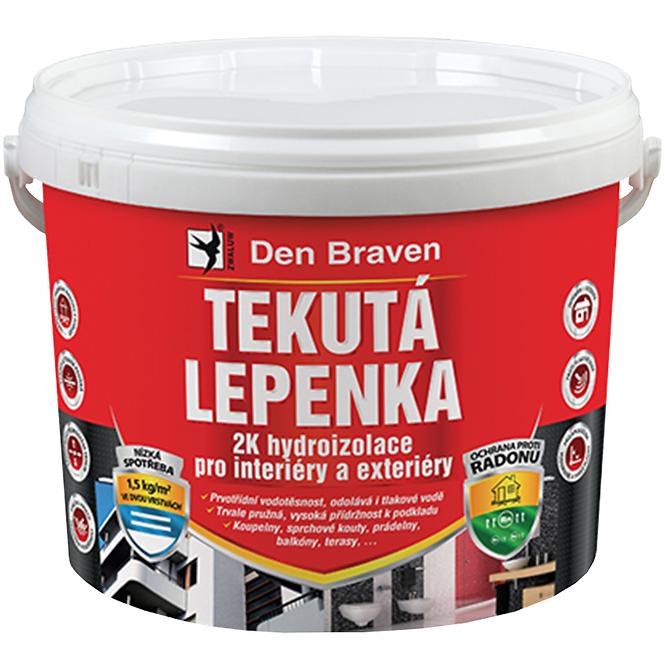 Den Braven Tekutá lepenka 2K hydroizolácia 7kg