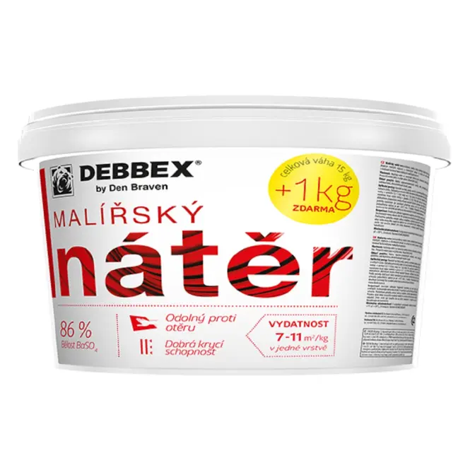 Debbex Maliarsky Nater 14+1 Kg