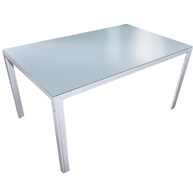 Sklenený stôl Bergen 73x90x150cm farba morská