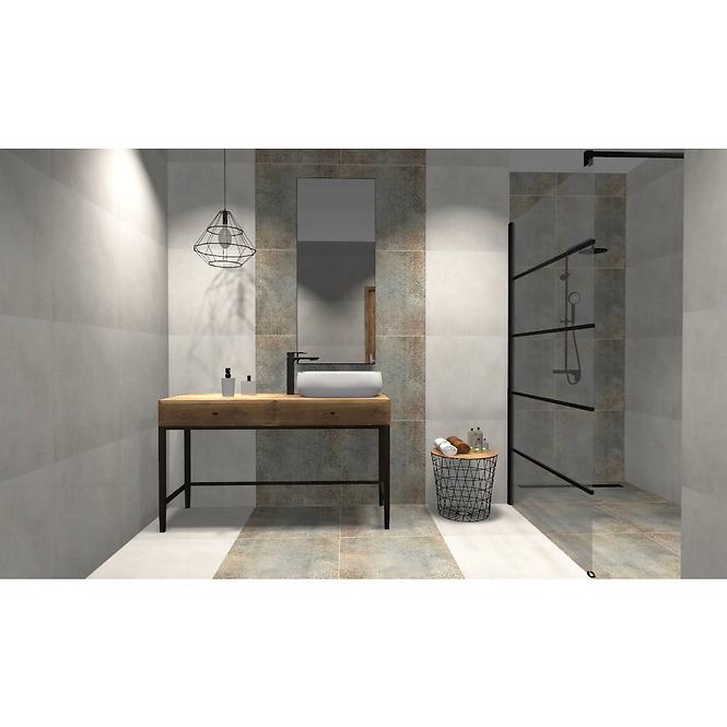 Gresová dlažba Luxor White Lapato 60/60 sivá,5