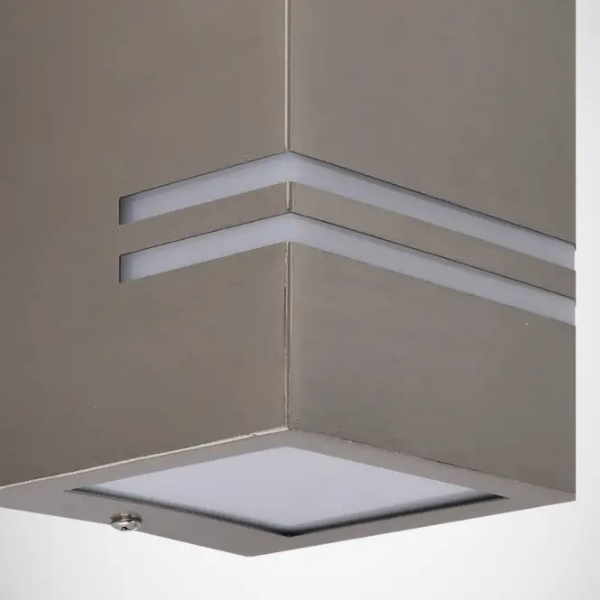 Záhradná nástenná lampa  Ogr Keler 3018 Gu10 Inox K2,5