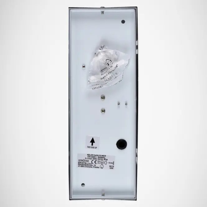 Záhradná nástenná lampa  Ogr Keler 3018 Gu10 Inox K2,6