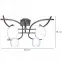 Lampa Kronos 2464 BR LW4,3