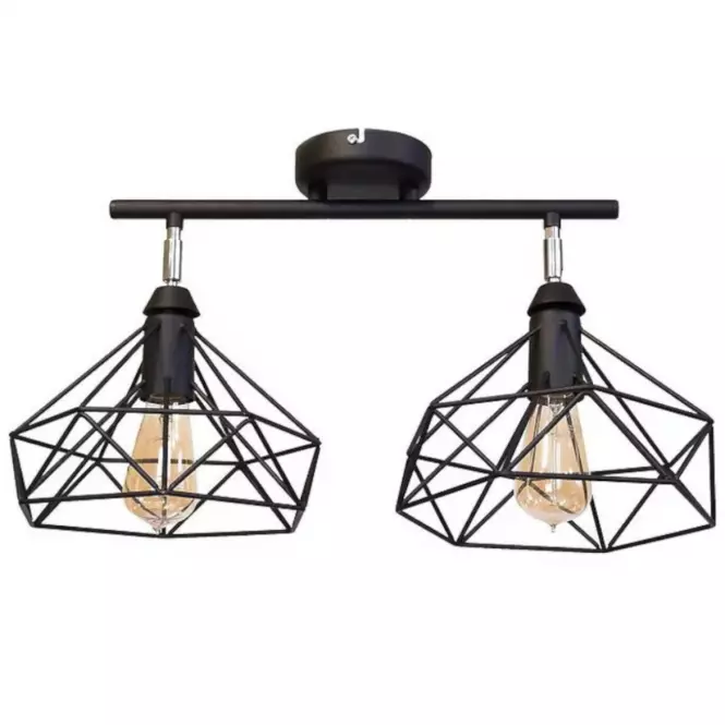 Lampa Szach 2711/Z-B-2 čierna Lw2,2