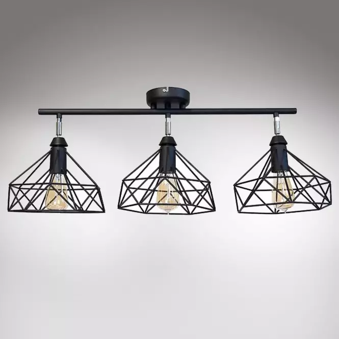 Luster Szach 2712/Z-B-3 Čierna Lw3