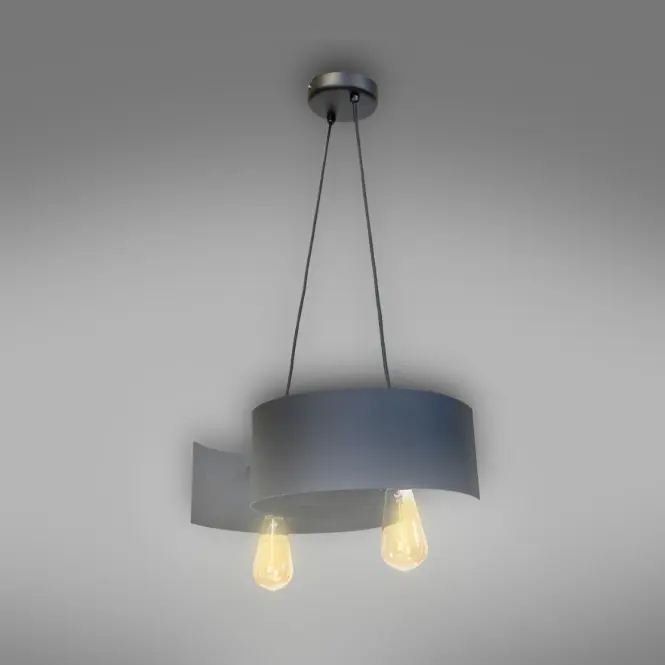 Závesné svietidlo Twist 2706/Z-B-2 čierne Lw2