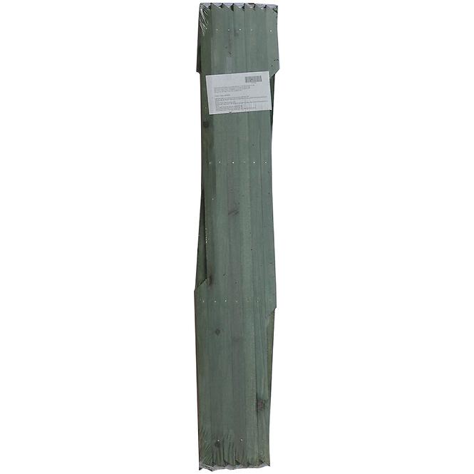 Zelený drevený rebrík TXG 0618 H60X180