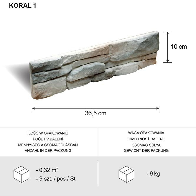 Betónový Obkladový Kameň Koral,3