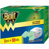 BIOLIT Elektrický odparovač so suchou náplňou proti komárom 10 ks
