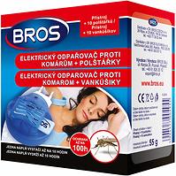  BROS Odparovač elektrický proti komárom, vankúšiky 10 ks