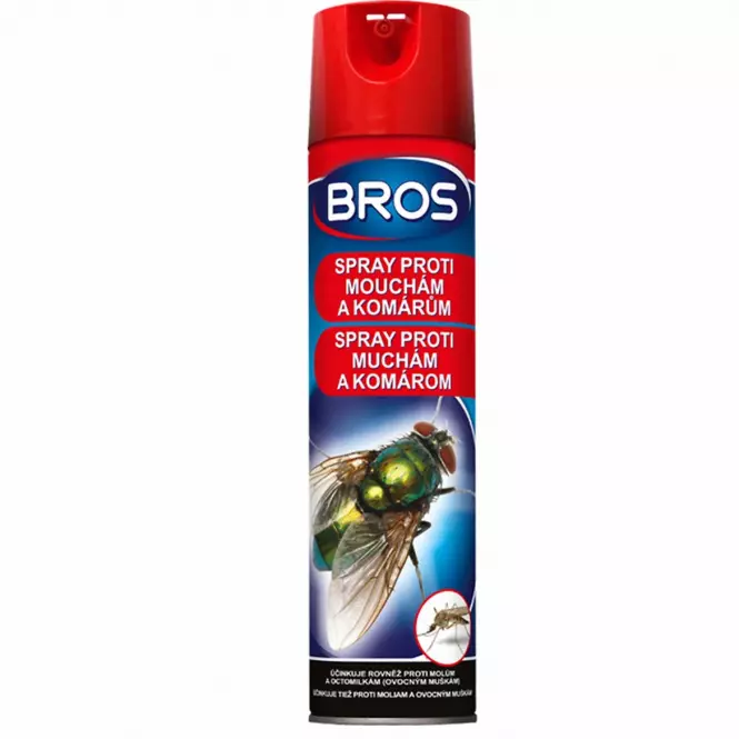 BROS Sprej proti muchám a komárom 400 ml