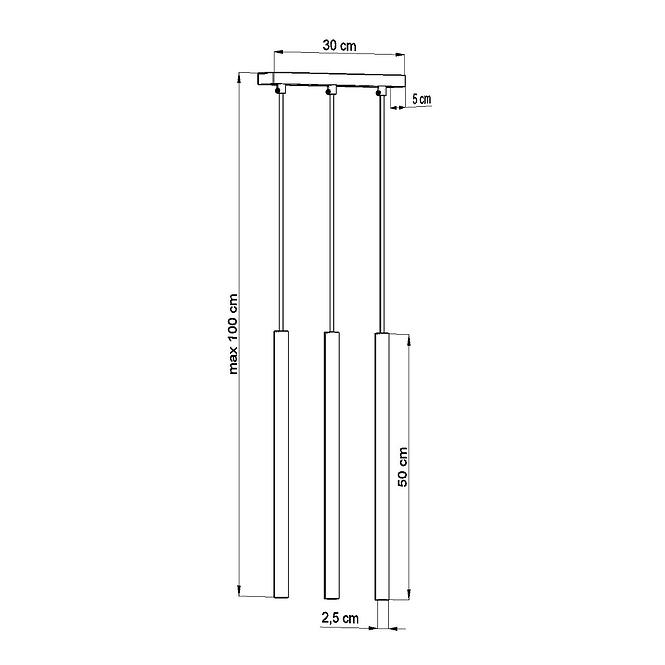Luster Padova 3 biely A-466,4