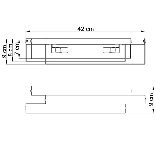 Nástenná lampa Fire A-379,4