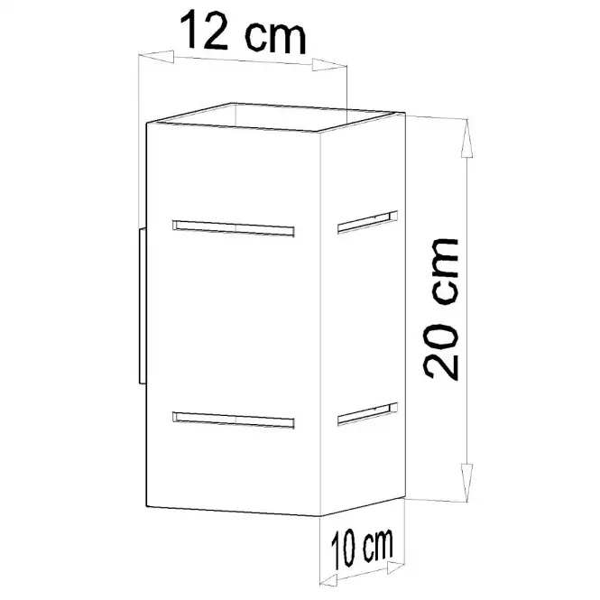 Nástenná lampa Monreal GREY A-479