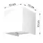 Nástenná lampa Filadelfia WHITE LED,3