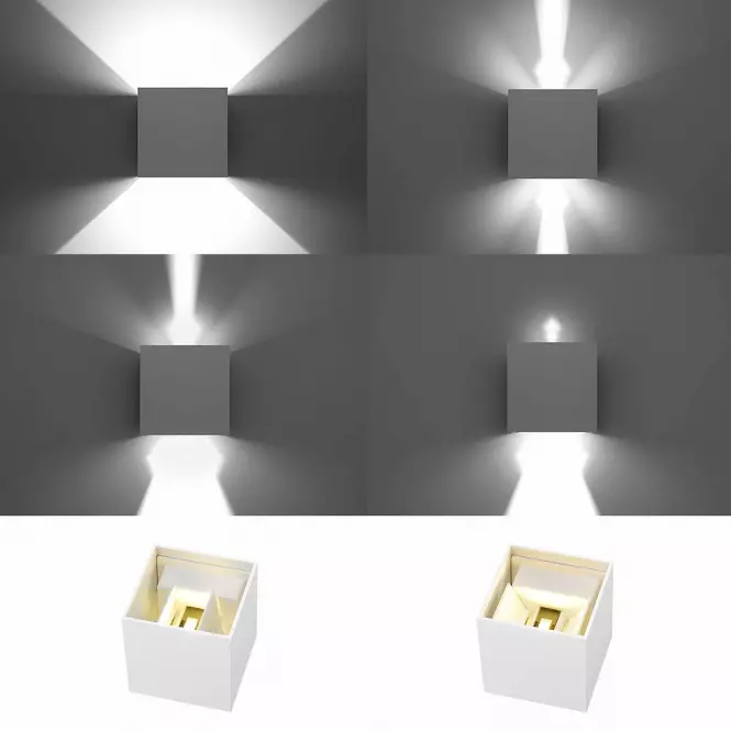 Nástenná lampa Filadelfia WHITE LED