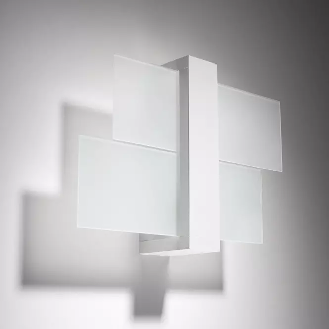 Nástenná lampa Luizjana 1 WHITE A-0