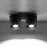 Stropná Lampa Orlando 2 BLACK A-054