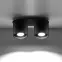 Stropná Lampa Orlando 2 BLACK A-054