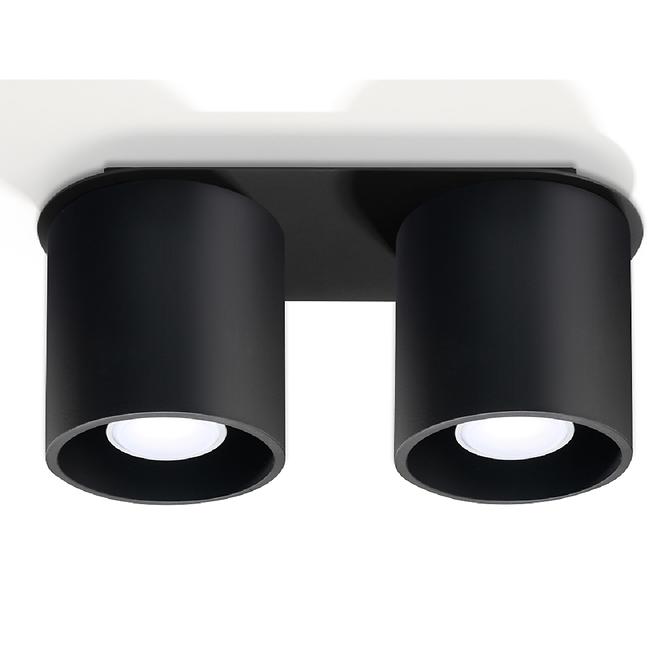 Stropná Lampa Orlando 2 BLACK A-054