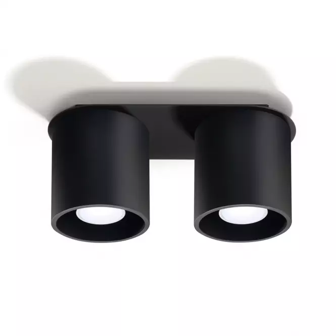 Stropná Lampa Orlando 2 BLACK A-054