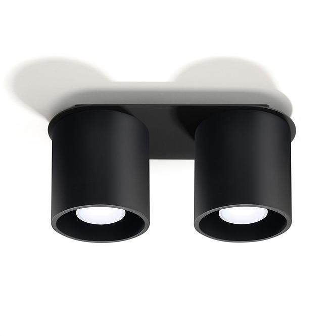Stropná Lampa Orlando 2 BLACK A-054