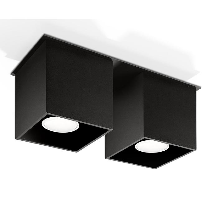 Stropná Lampa Dallas 2 BLACK A-063