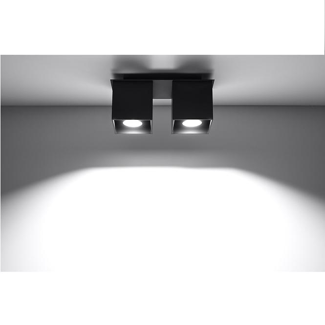 Stropná Lampa Dallas 2 BLACK A-063