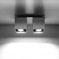 Stropná Lampa Dallas 2 GREY A-064
