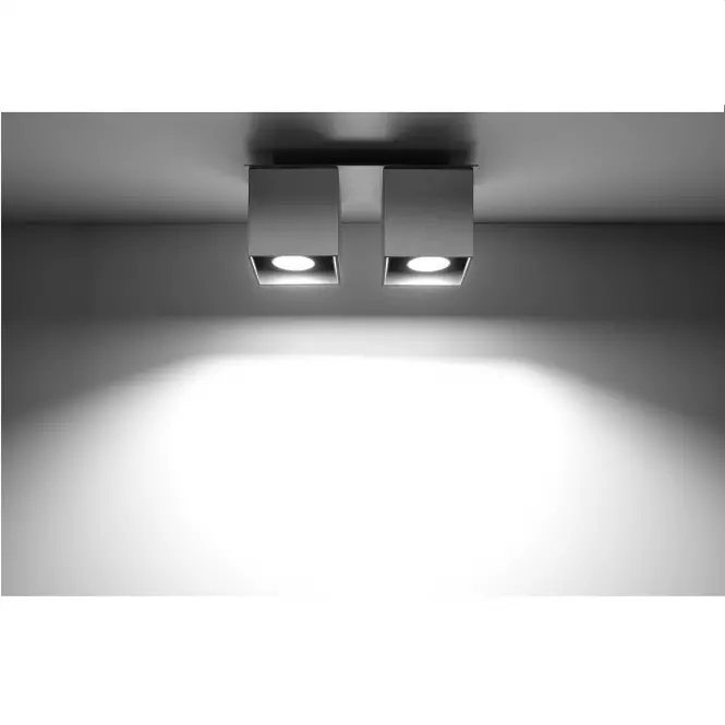 Stropná Lampa Dallas 2 GREY A-064