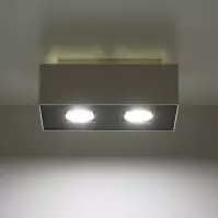 Stropná Lampa Atlanta 2 WHITE A-067