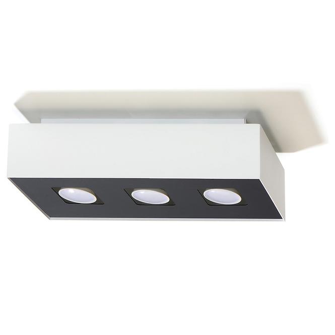 Stropná Lampa Atlanta 3 WHITE A-068
